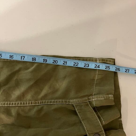Anthropologie Green Linen Jackson Tapered Utility Pants Size 14 - Picture 12 of 16